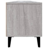 Harmaa tv-taso Burnett 180x31,5x40cm (puinen)