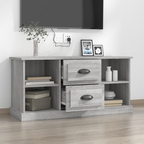 Graues TV-Möbel Genin 99,5x35,5x48cm (Holz)