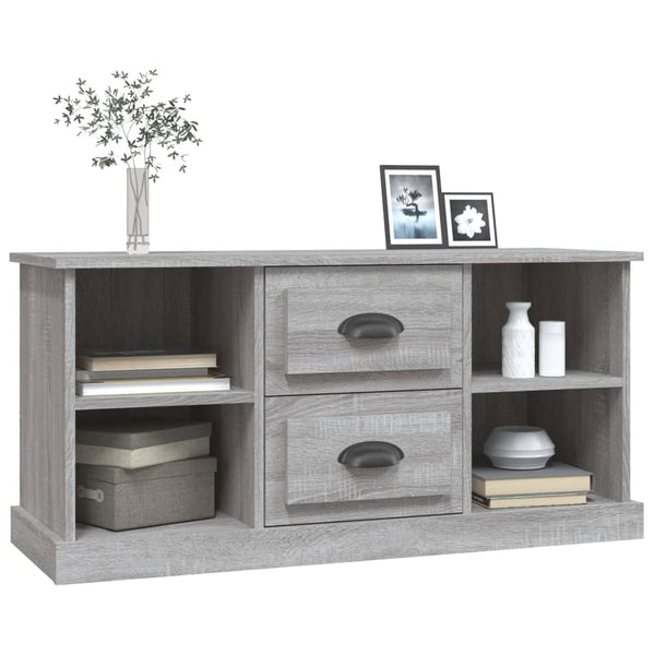 Graues TV-Möbel Genin 99,5x35,5x48cm (Holz)