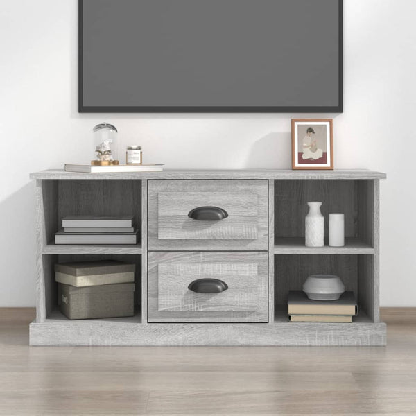 Graues TV-Möbel Genin 99,5x35,5x48cm (Holz)