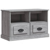 Graues TV-Möbel Tirdea 80x35x50cm (Holz)