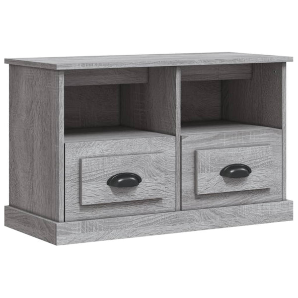 Graues TV-Möbel Tirdea 80x35x50cm (Holz)