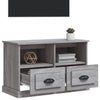 Graues TV-Möbel Tirdea 80x35x50cm (Holz)