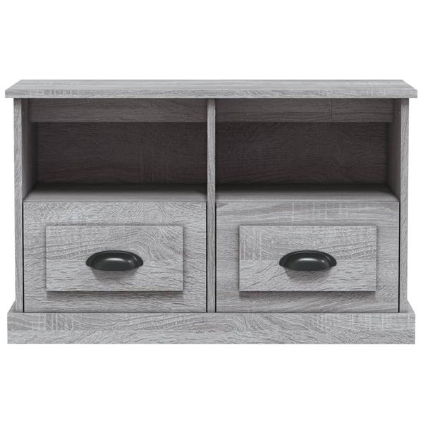 Graues TV-Möbel Tirdea 80x35x50cm (Holz)