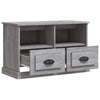 Graues TV-Möbel Tirdea 80x35x50cm (Holz)