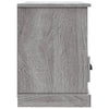 Graues TV-Möbel Tirdea 80x35x50cm (Holz)