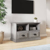 Graues TV-Möbel Tirdea 80x35x50cm (Holz)