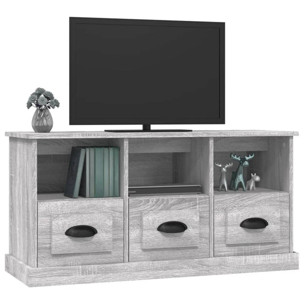 Graues TV-Möbel Murea 100x35x50cm (Holz)