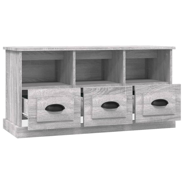 Graues TV-Möbel Murea 100x35x50cm (Holz)
