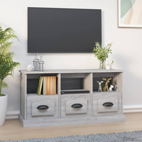 Graues TV-Möbel Murea 100x35x50cm (Holz)
