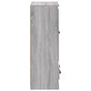 Grauer Schrank Iwonne 60x35,5x103,5cm (Holz)