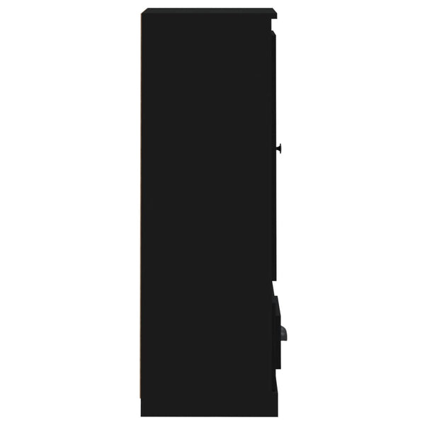 Schwarzer Schrank Gilde 36x35,5x103,5cm (Holz)