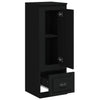 Schwarzer Schrank Gilde 36x35,5x103,5cm (Holz)