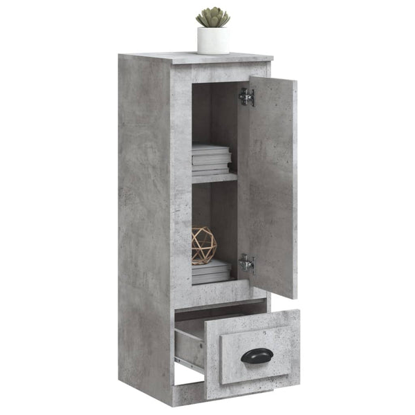 Betongrauer Schrank Gilde 36x35,5x103,5cm (Holz)