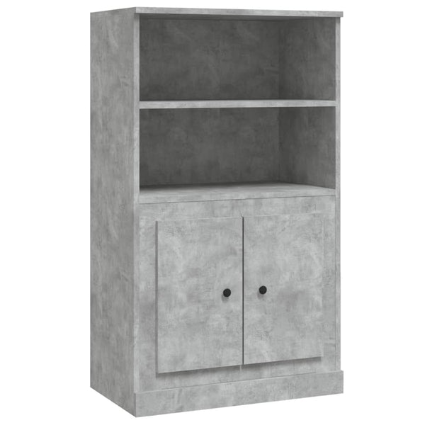 Betongrauer Schrank Jaret 60x35,5x103,5cm (Holz)