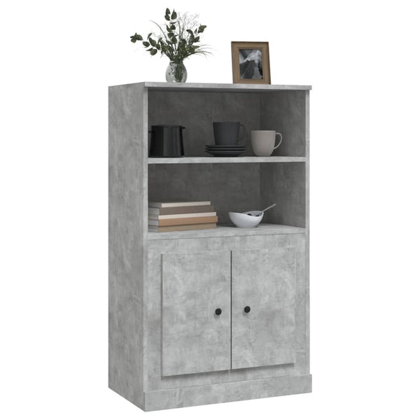 Betongrauer Schrank Jaret 60x35,5x103,5cm (Holz)