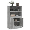 Betongrauer Schrank Jaret 60x35,5x103,5cm (Holz)