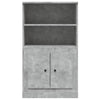 Betongrauer Schrank Jaret 60x35,5x103,5cm (Holz)