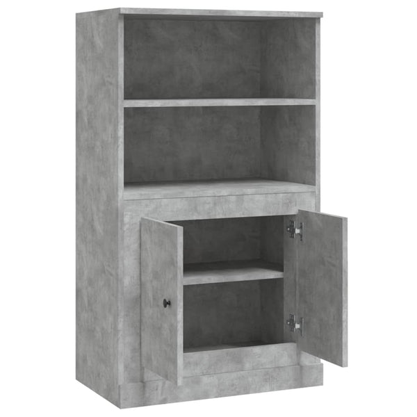 Betongrauer Schrank Jaret 60x35,5x103,5cm (Holz)