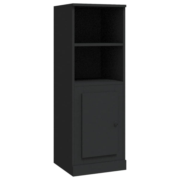 Schwarzer Schrank Antonic 36x35,5x103,5cm (Holz)