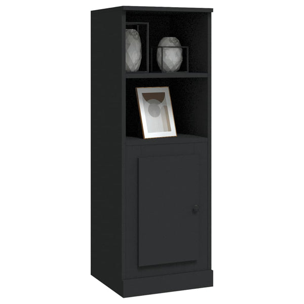 Schwarzer Schrank Antonic 36x35,5x103,5cm (Holz)