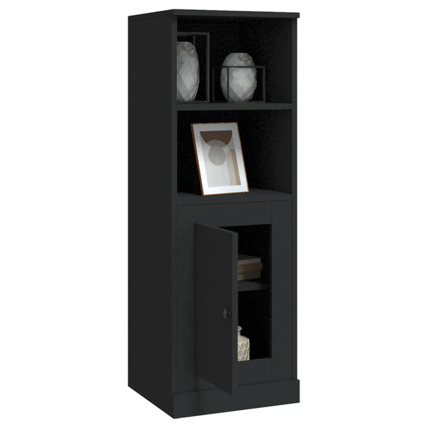 Schwarzer Schrank Antonic 36x35,5x103,5cm (Holz)