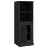 Schwarzer Schrank Antonic 36x35,5x103,5cm (Holz)