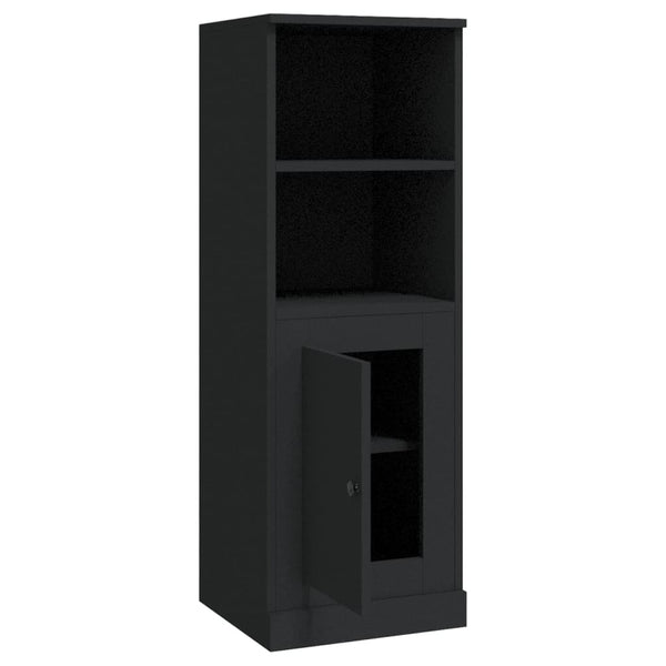 Schwarzer Schrank Antonic 36x35,5x103,5cm (Holz)