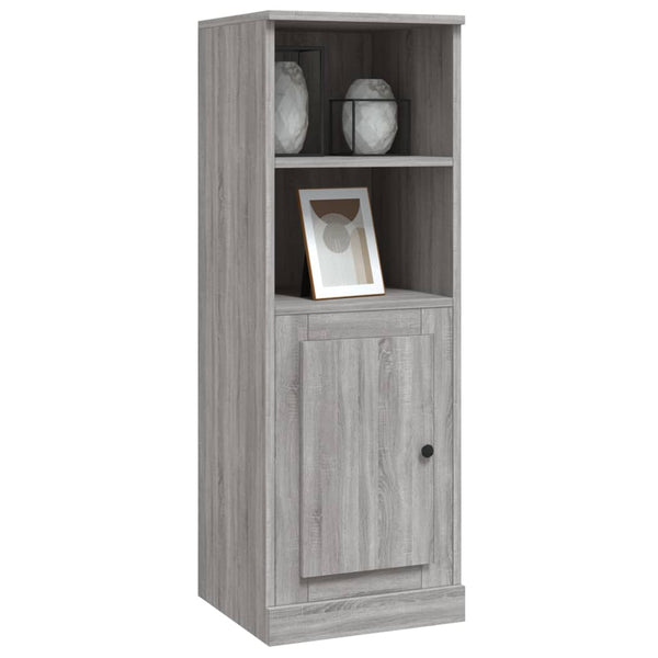 Harmaa kaappi Antonic 36x35,5x103,5cm (puinen)