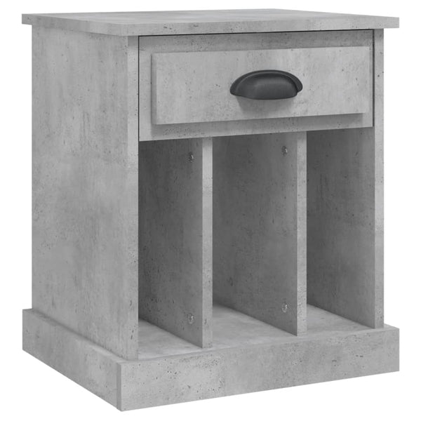 Betongraue Nachttische Arsimia 43x36x50cm (2 Stück)