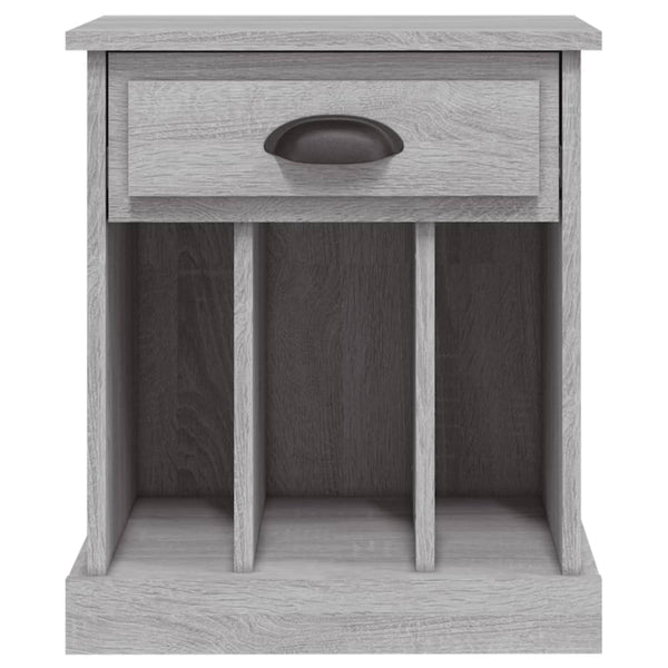 Grauer Nachttisch Arsimia 43x36x50cm