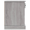 Grauer Nachttisch Arsimia 43x36x50cm