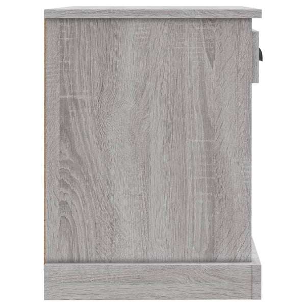 Grauer Nachttisch Arsimia 43x36x50cm