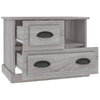 Grauer Nachttisch Kodesch 60x39x45cm