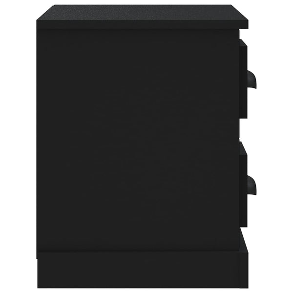 Musta yöpöytä Rollie 60x35,5x45cm