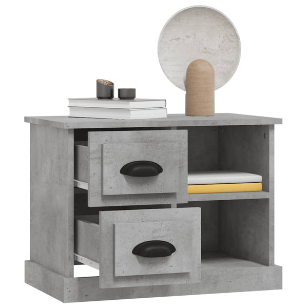 Nachttisch Rollie, betongrau, 60x35,5x45cm