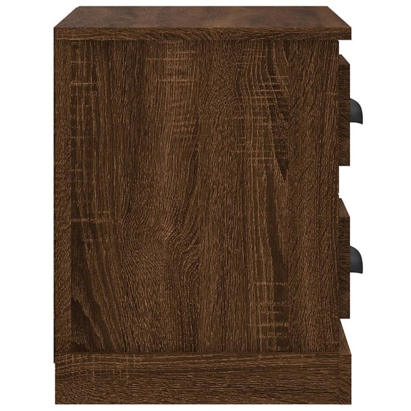 Brauner Nachttisch Rollie 60x35,5x45cm