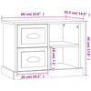 Brauner Nachttisch Rollie 60x35,5x45cm