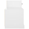 Weißer Schuhschrank Hobart 100x42x60cm (Holz)