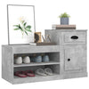 Schuhschrank Hobart, betongrau, 100x42x60cm (Holz)