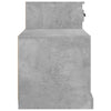 Schuhschrank Hobart, betongrau, 100x42x60cm (Holz)