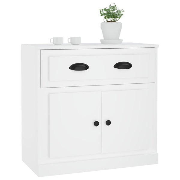 Weißes Bart Sideboard 70x35,5x67,5cm (Holz)