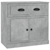 Betoninharmaa senkki Bart 70x35,5x67,5cm (puinen)