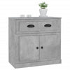 Betoninharmaa senkki Bart 70x35,5x67,5cm (puinen)