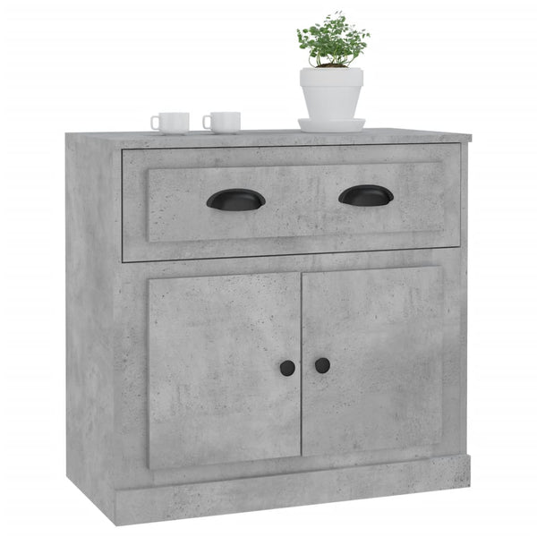 Betoninharmaa senkki Bart 70x35,5x67,5cm (puinen)