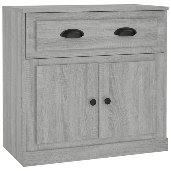 Graues Sideboard Bart 70x35,5x67,5cm (Holz)