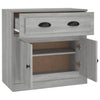 Graues Sideboard Bart 70x35,5x67,5cm (Holz)