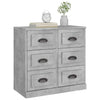Betongraues Sideboard Miltiada 70x35,5x67,5cm (Holz)