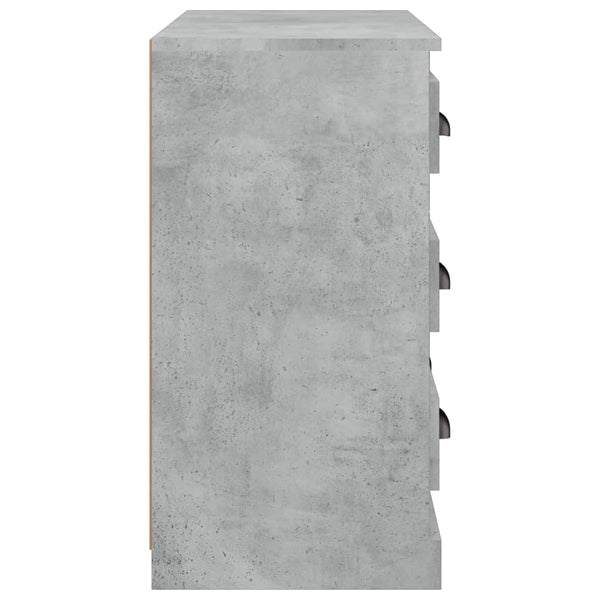 Betongraues Sideboard Miltiada 70x35,5x67,5cm (Holz)