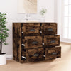 Anrichte Miltiada aus geräucherter Eiche 70x35,5x67,5cm (Holz)
